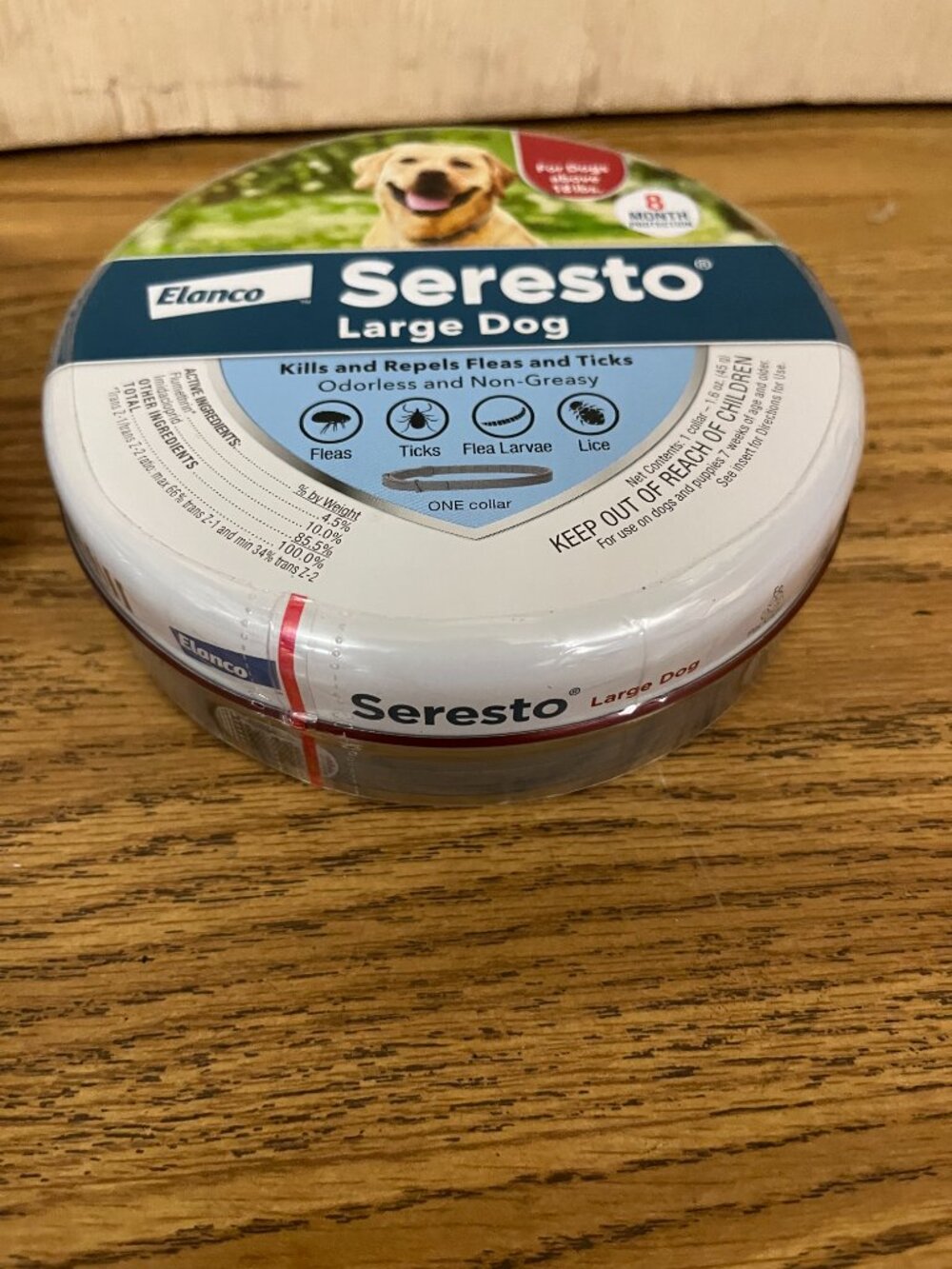 Seresto Flea Tick Collar 8 Month Protection Large Dog 18+ lb NEW SEALED LOT OF 2 - Picture 2 of 6